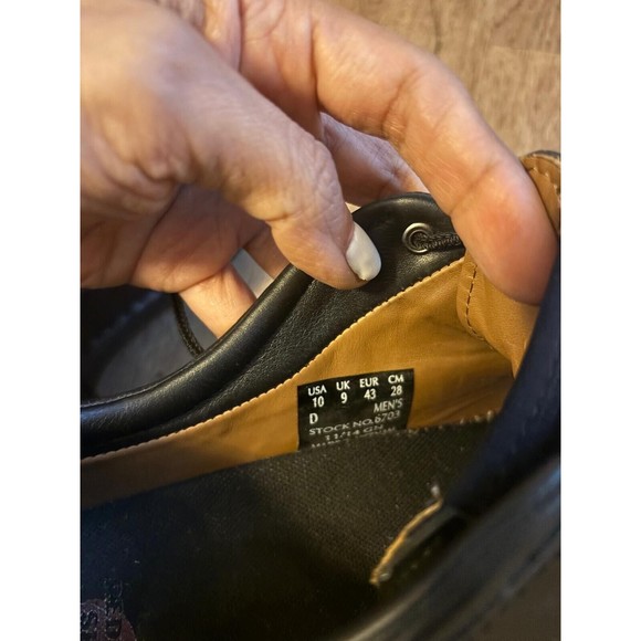 Red Wing Stitch Max Oxford Work Shoe Black Leather Men's Size 10 - Picture 6 of 7